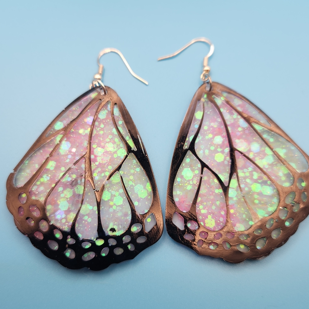 Elegant Butterfly Wing Earrings